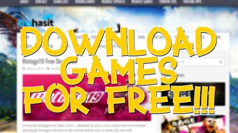 How to download games for FREE!!!! (Crohasit) .